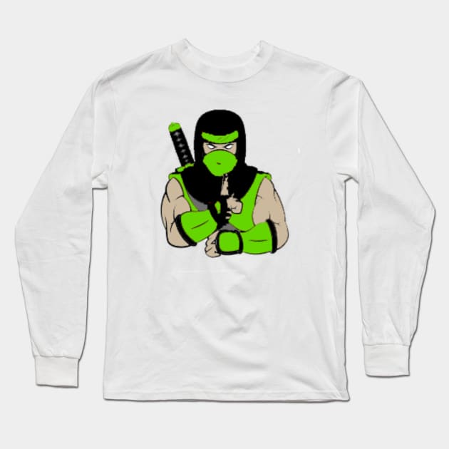 Thetannedninja1 Logo Design Long Sleeve T-Shirt by Thetannedninja1